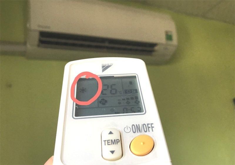 Cài đặt sai chế độ